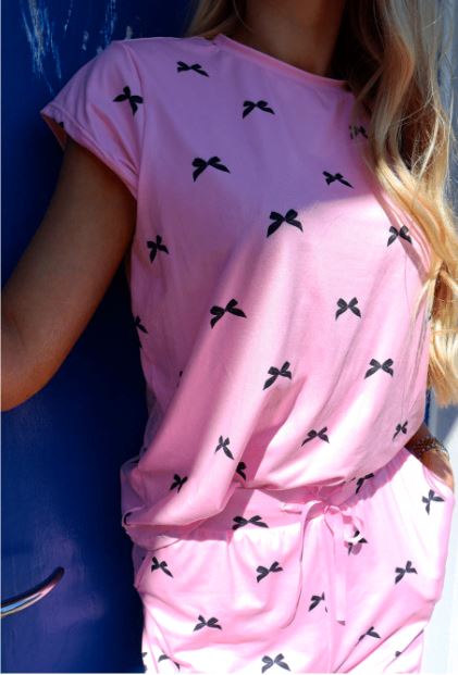 Forudbestilling - Liberte - Alma-U-Tshirt - Pink Bow T-shirts 