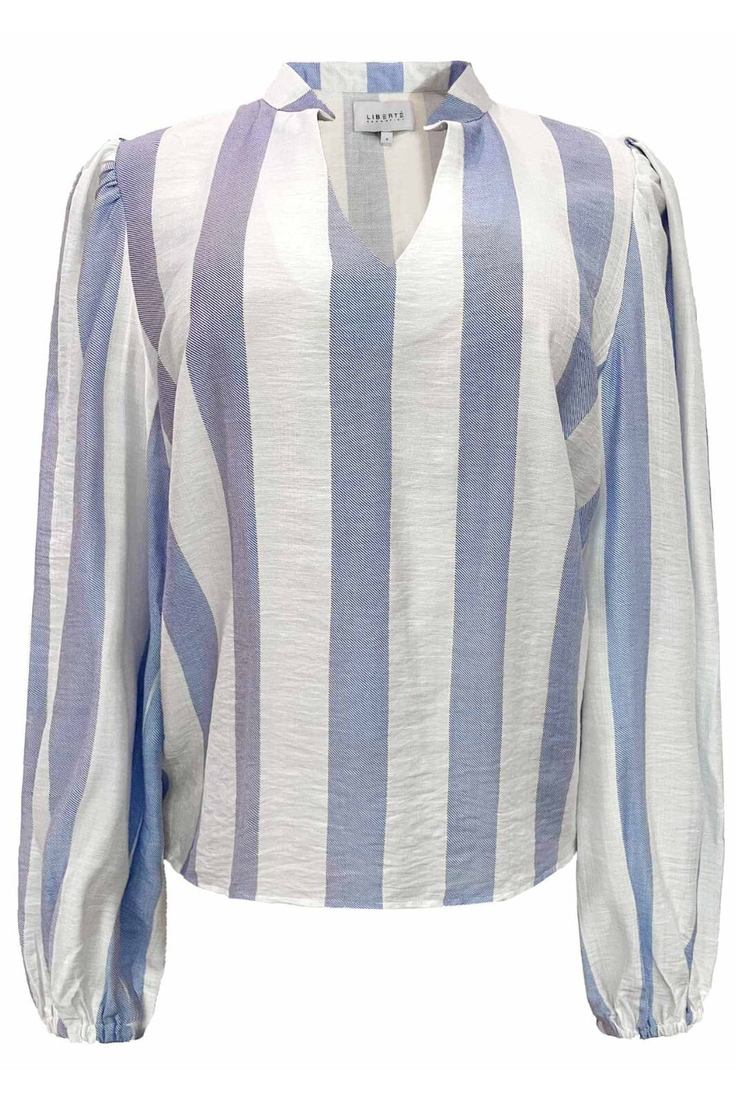 Liberte - Dodo-Ls-Blouse 22168 - Blue White Stripe