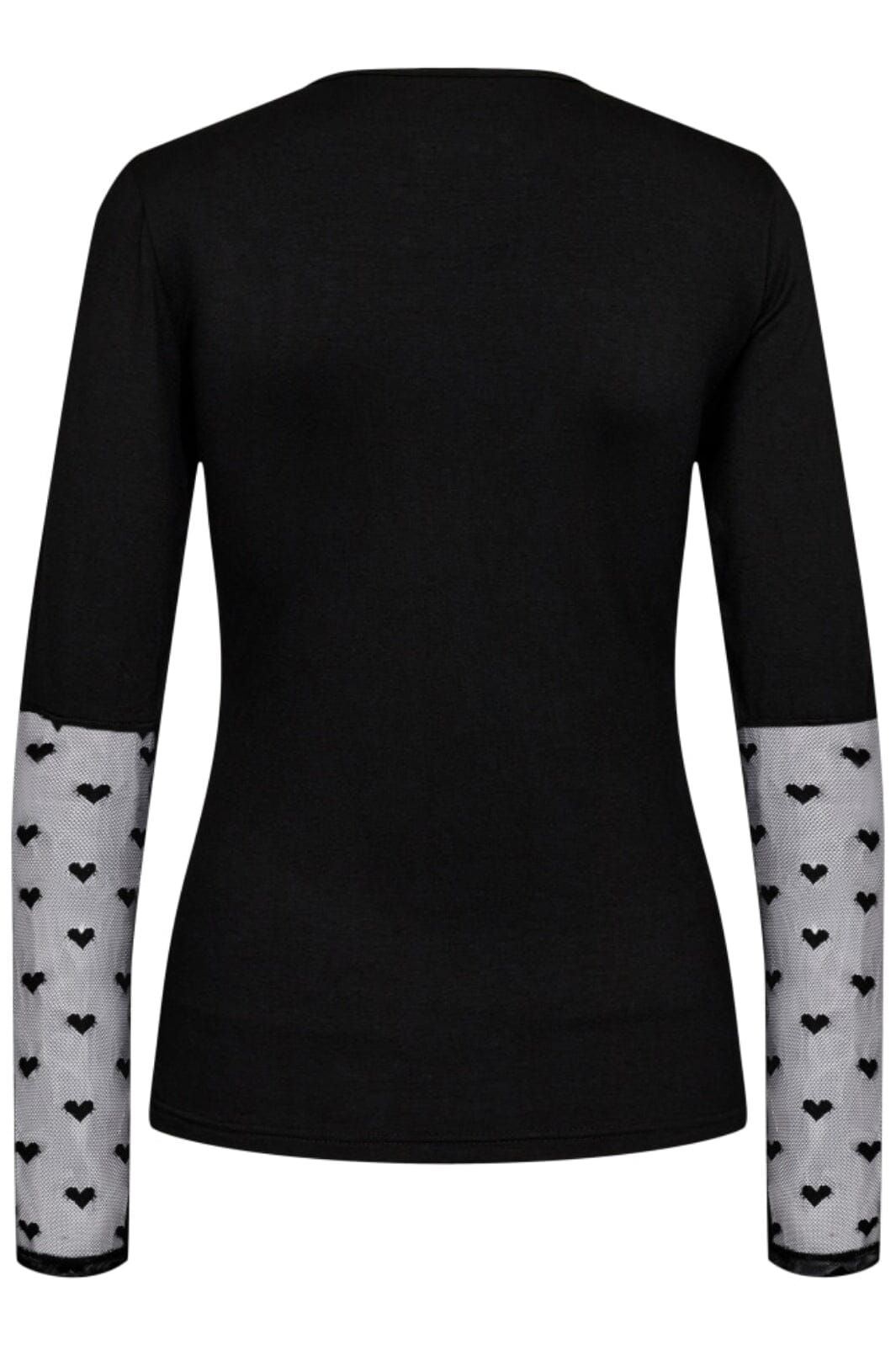 Forudbestilling - Liberte - Isa-Ls-Lace-Sleeve-Blouse - Black Heart Bluser 