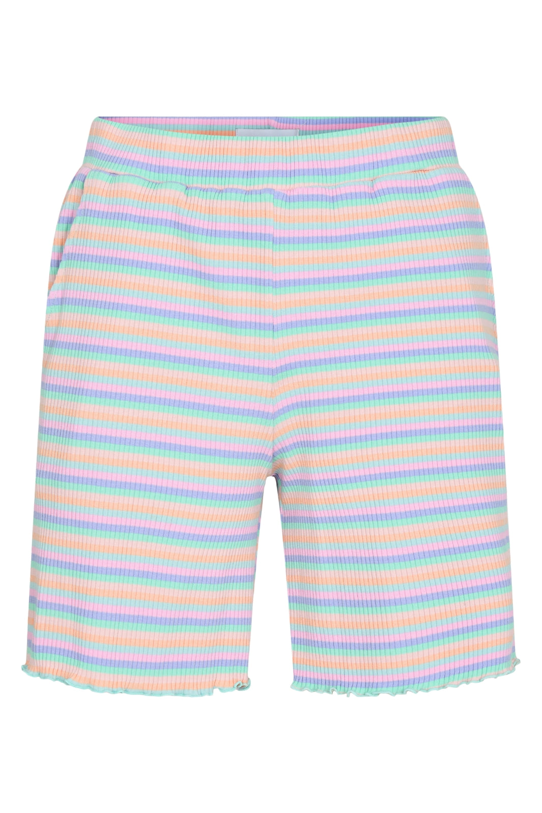 Forudbestilling - Liberte - Natalia-Shorts - Multi Stripe Green (Maj) Bluser 