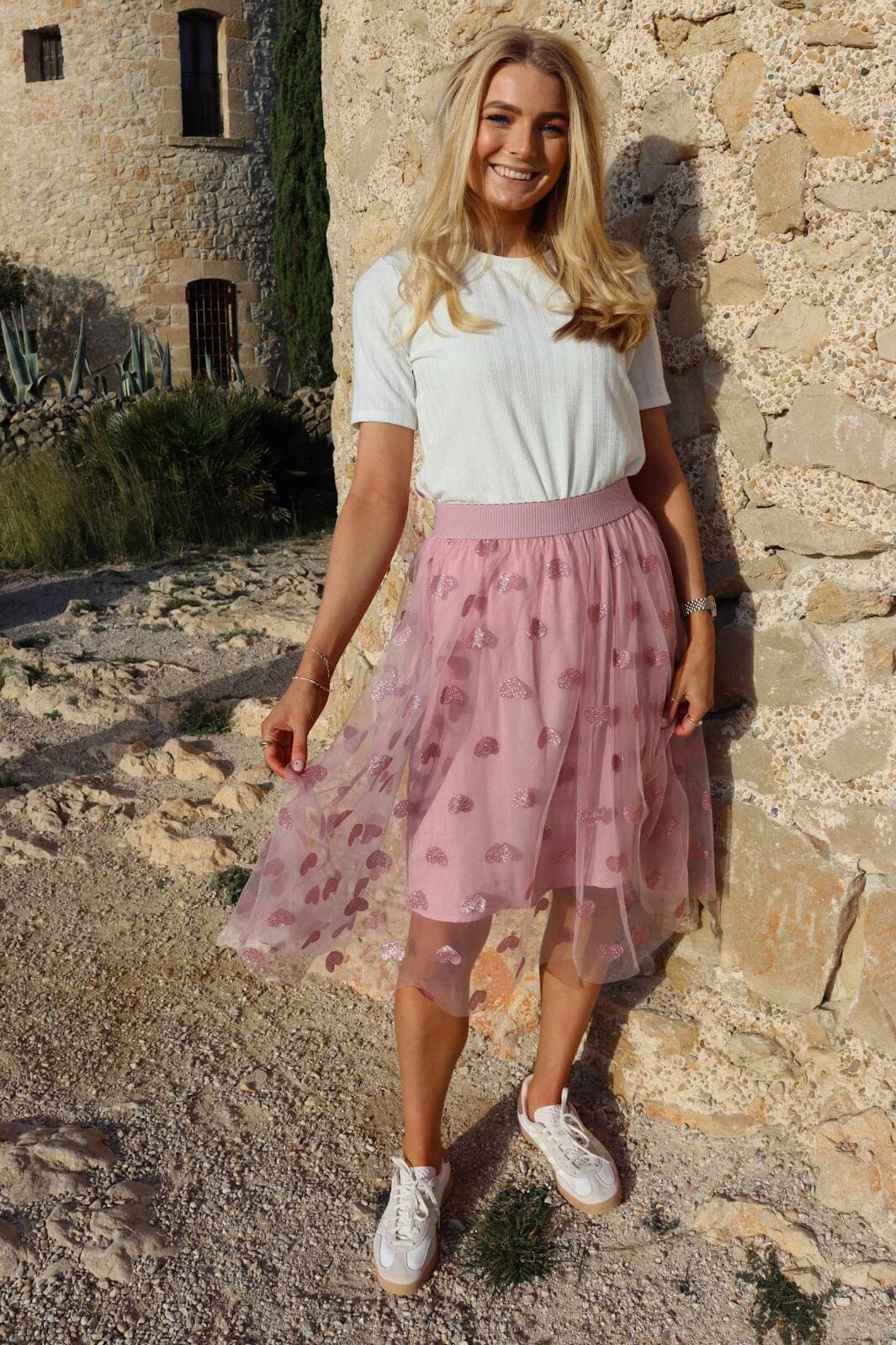 Liberte - Tulle-Heart-Skirt 22098 - Rose Heart