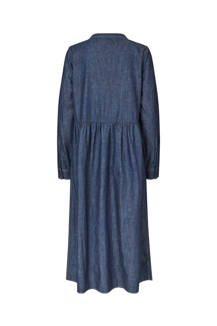 Forudbestilling - Lollys Laundry - Aliyall Maxi Dress Ls - 20 Blue Kjoler 