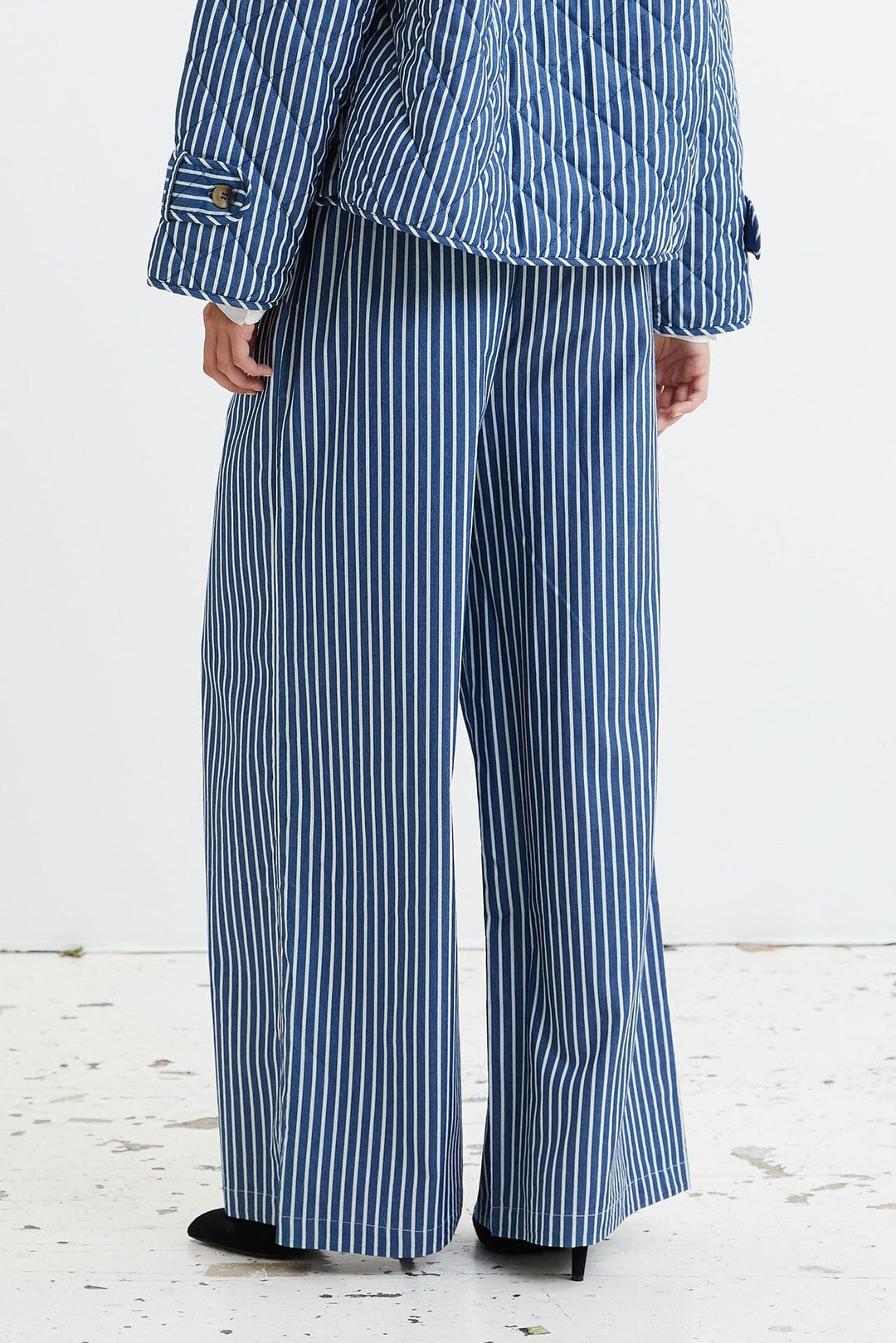 Forudbestilling - Lollys Laundry - Liam Pants - 80 Stripe Bukser 