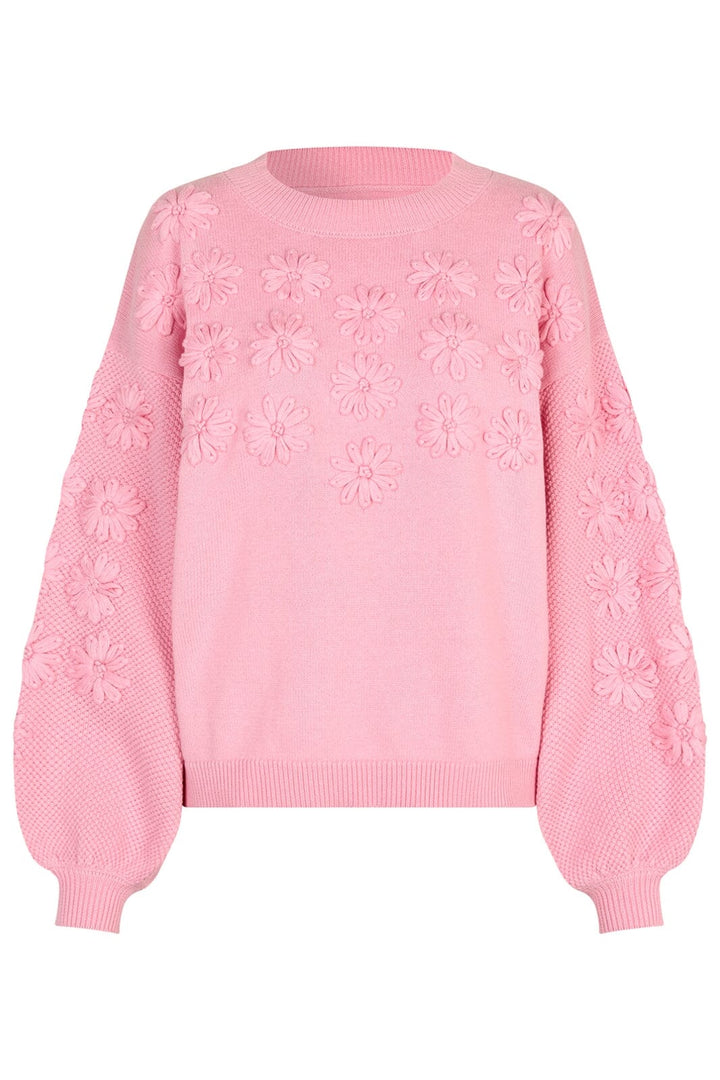 Lollys Laundry - Musall Knit Jumper Ls25262-5008 - 98 Neon Pink