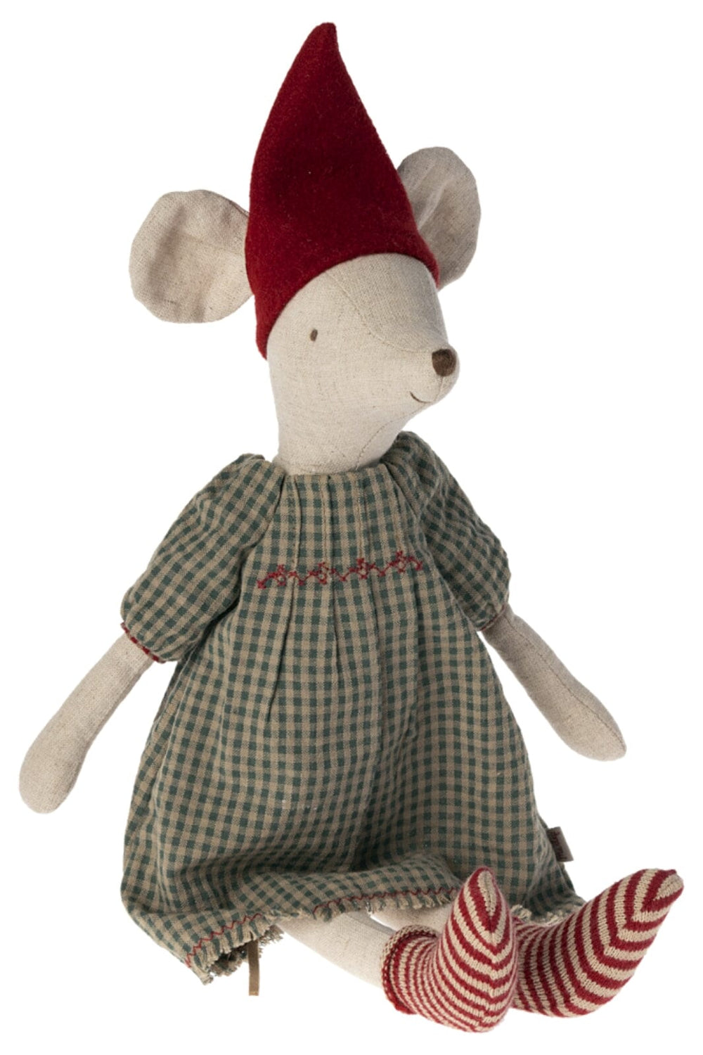 Forudbestilling - Maileg - Christmas Mouse, Medium - Girl Jul 