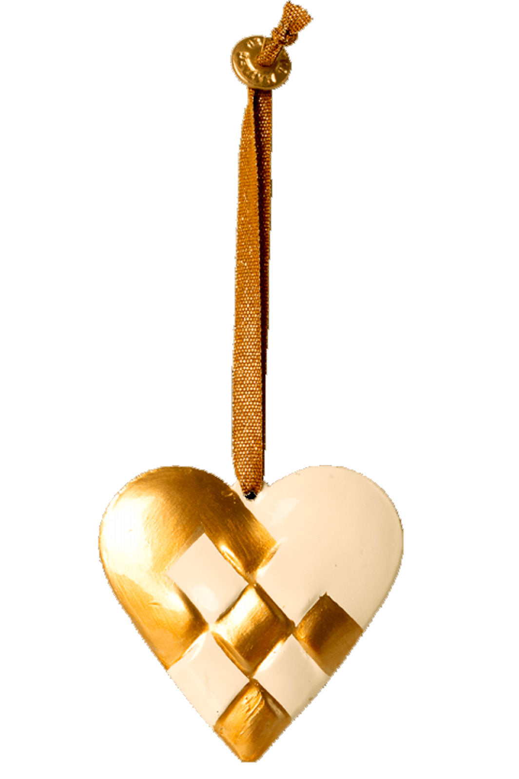 Forudbestilling - Maileg - Metal Ornament, Braided Heart - Gold (30-10-2022) Jul 