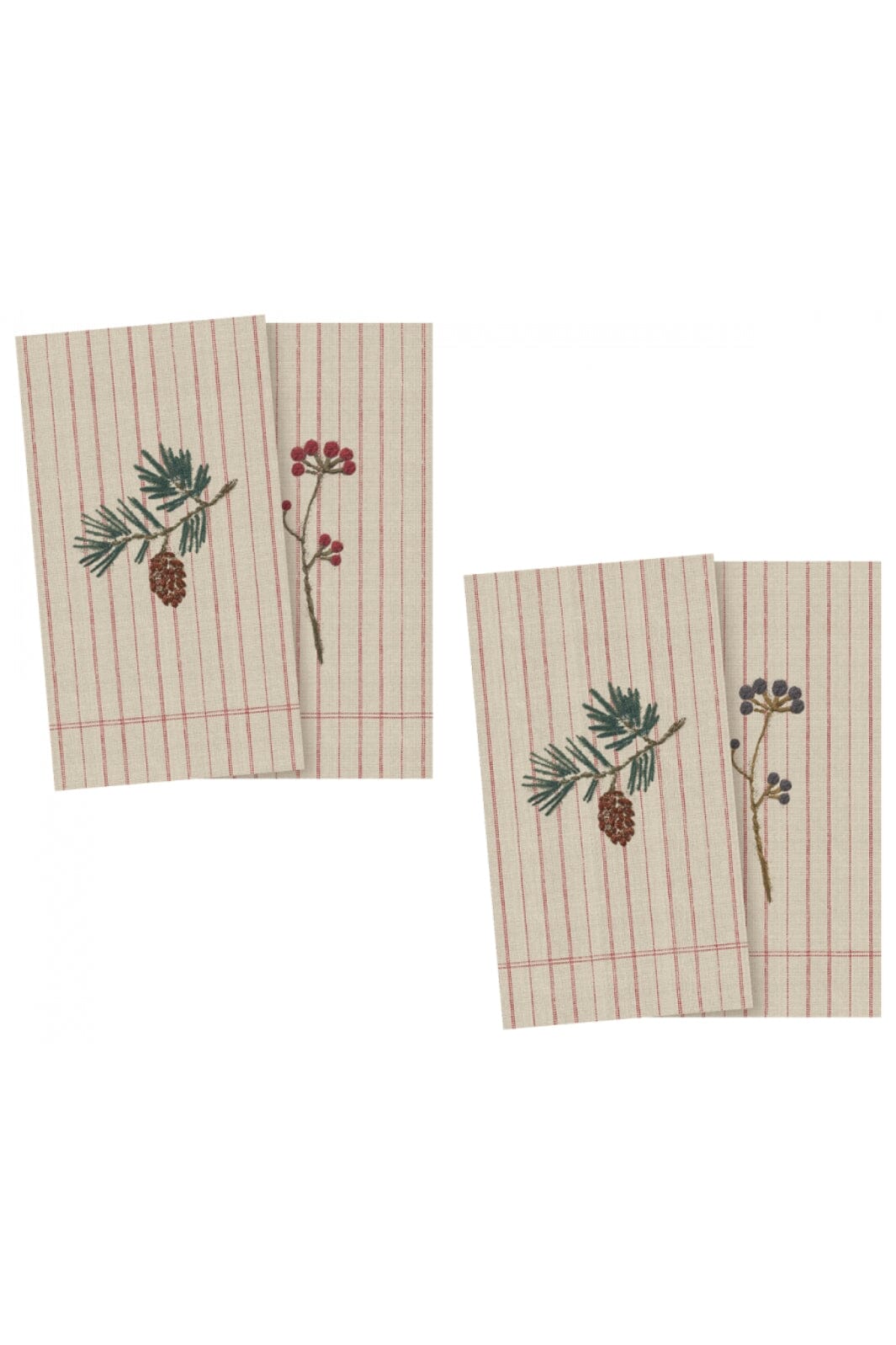 Forudbestilling - Maileg - Napkin, Brindille De Noël - Large Jul 