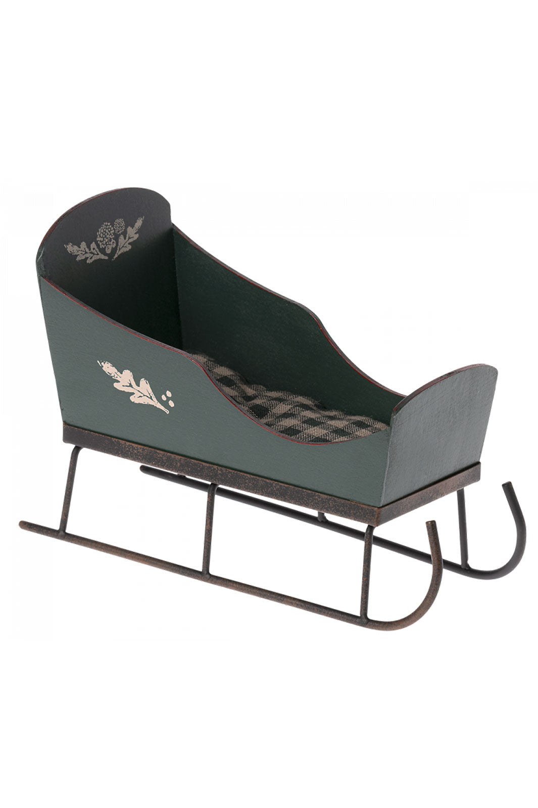 Forudbestilling - Maileg - Sleigh, Mini - Green (2022-10-20) Jul 