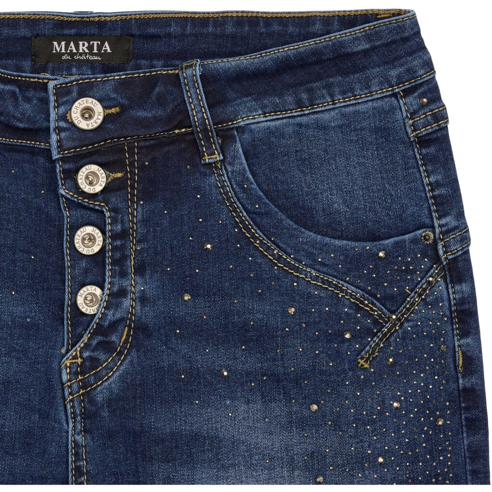 Forudbestilling - Marta Du Chateau - Malou Jeans - 119-2552 Jeans 