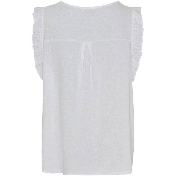 Forudbestilling - Marta Du Chateau - Mdcelke Top - White Toppe 