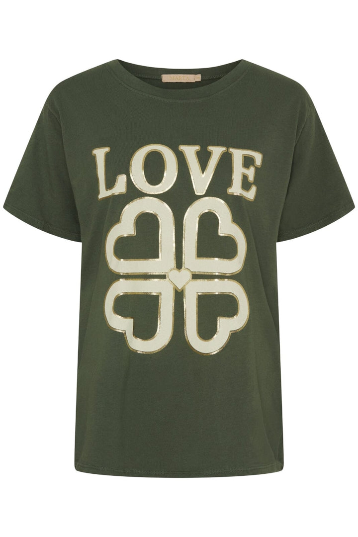 Forudbestilling - Marta Du Chateau - Mdcinge Tee .0532 Love Military - Love Military T-shirts 