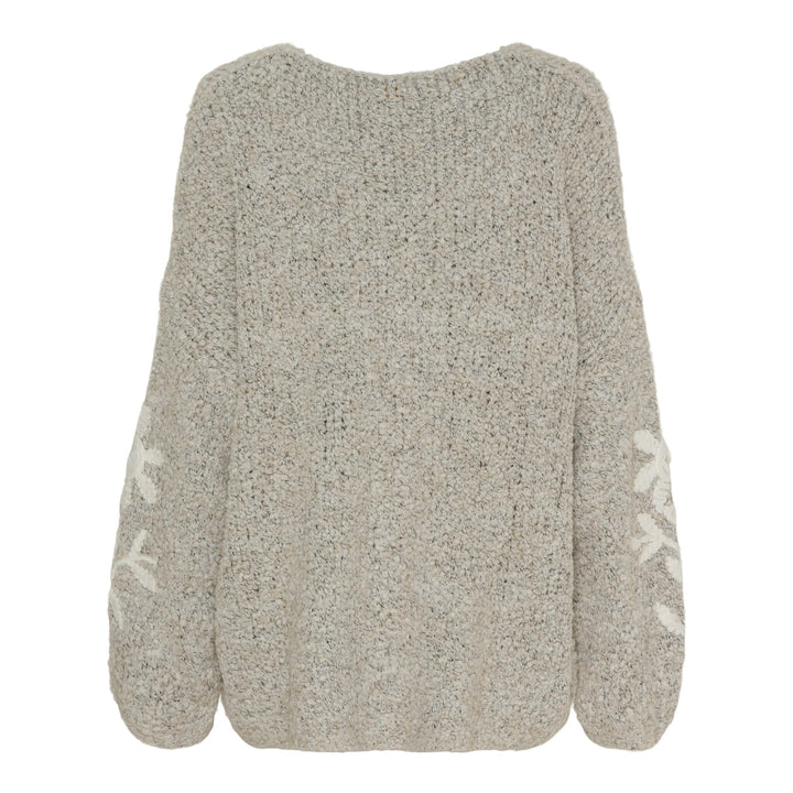 Forudbestilling - Marta Du Chateau - Mdciria Knit - Almond Strikbluser 