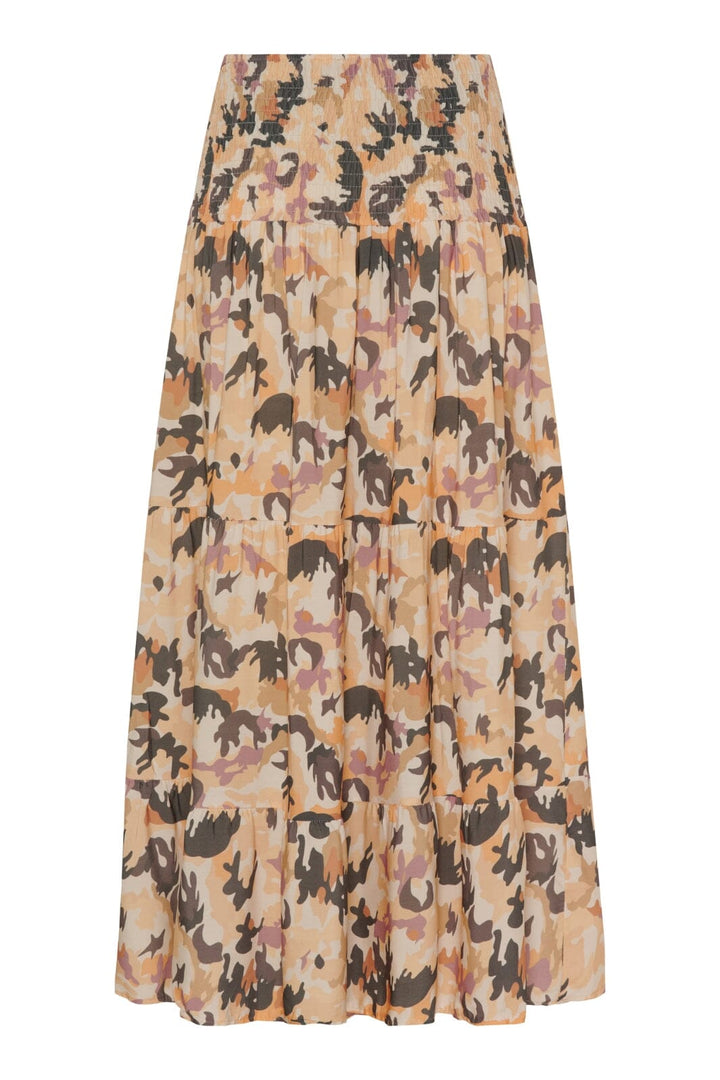 Forudbestilling - Marta Du Chateau - Mdcprincess Skirt - Print Beige Camo Nederdele 