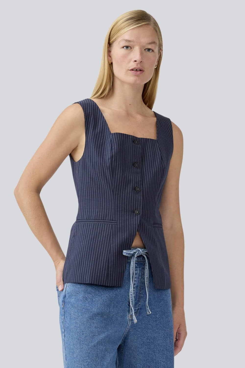 Modström - Mathildemd Top 58315 - 3319 - Navy Sky