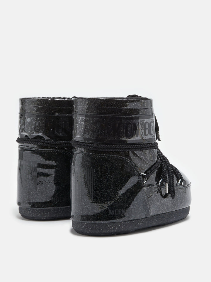 Forudbestilling - Moon Boot - Icon Low Glitter - 001 Black Støvler 