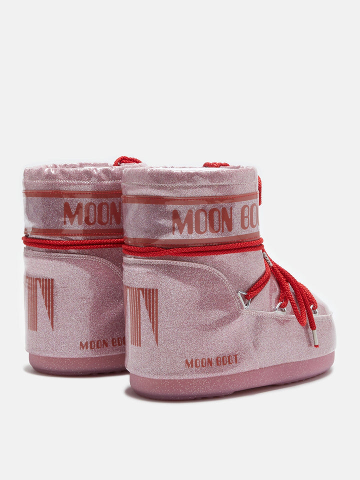 Forudbestilling - Moon Boot - Icon Low Glitter - 003 Pink Støvler 