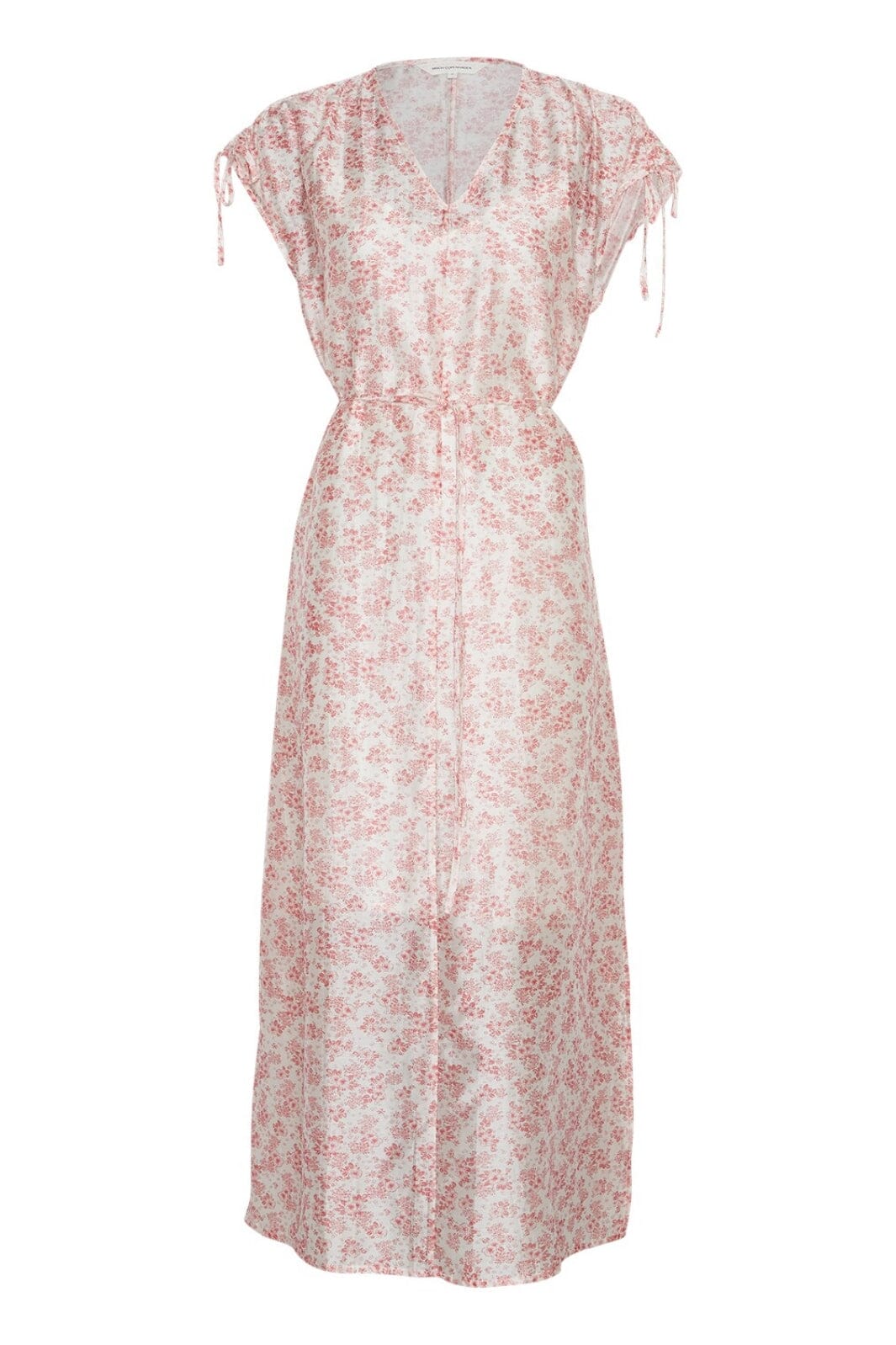 Forudbestilling - Moss Copenhagen - Mschisadora Sl Maxi Dress - Chalk Pink Flwr Kjoler 