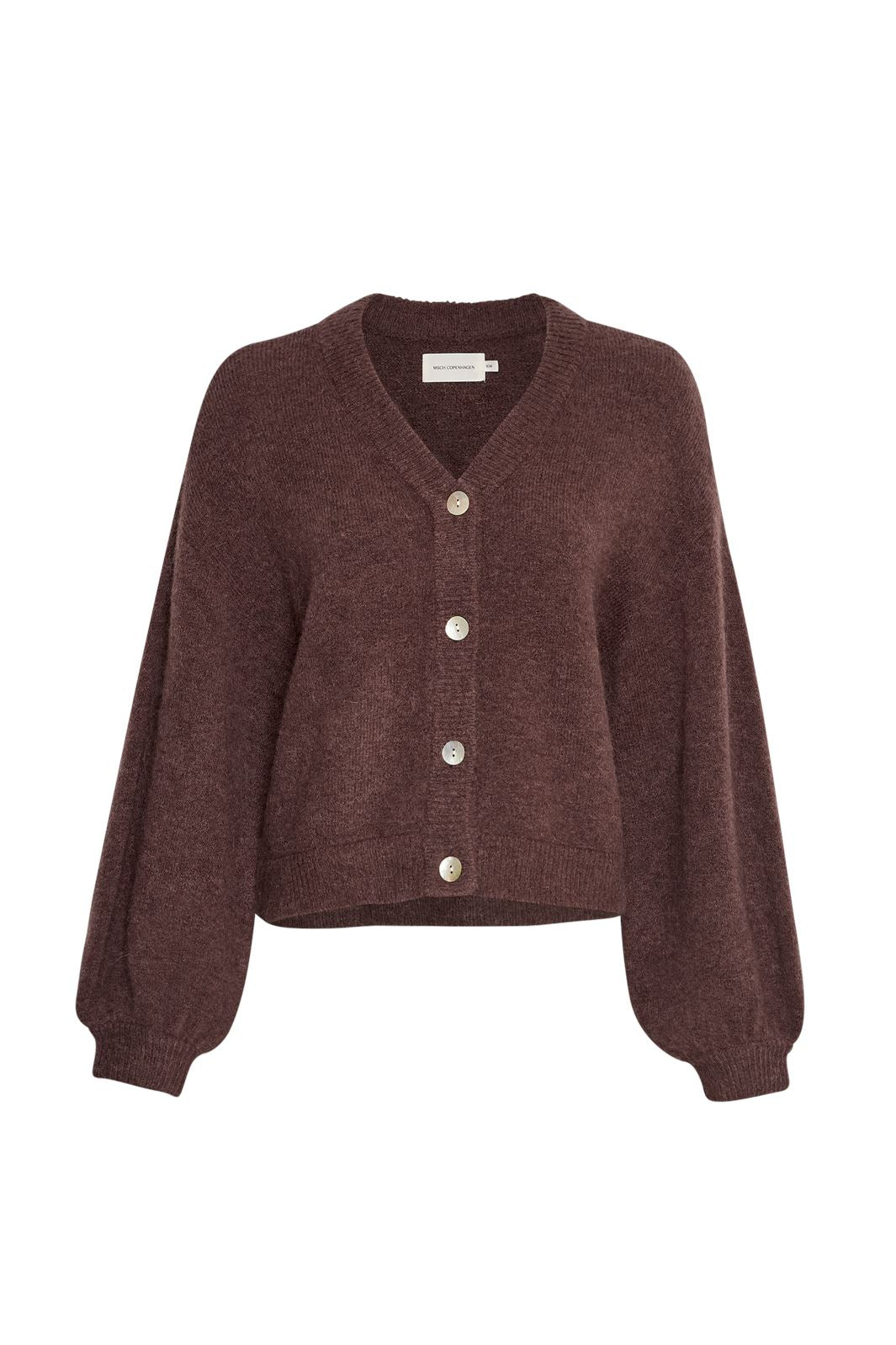 Moss Copenhagen - Mschpetrinelle Hope Cardigan 18597 - Raisin