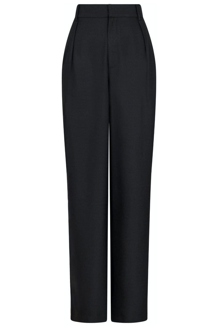 Forudbestilling - Neo Noir - Alessandra Melange Pants - Black Bukser 