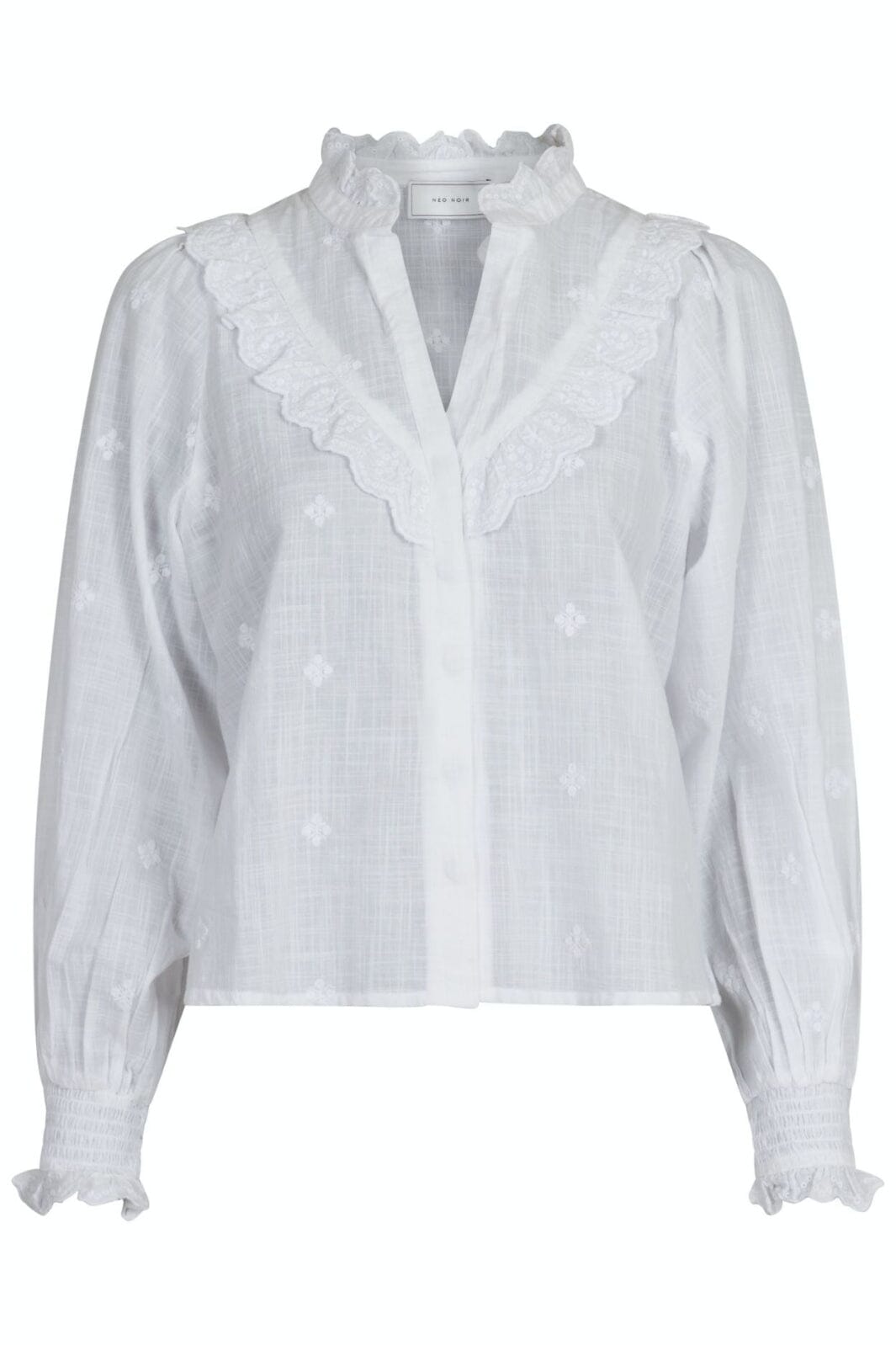 Forudbestilling - Neo Noir - Degas Blouse - White (Juni) Skjorter 