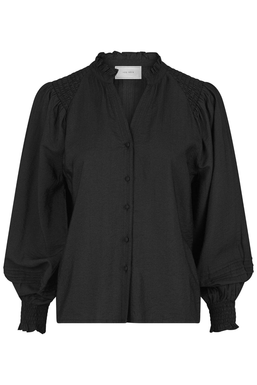 Forudbestilling - Neo Noir - Dorma Structure Blouse - Black Skjorter 