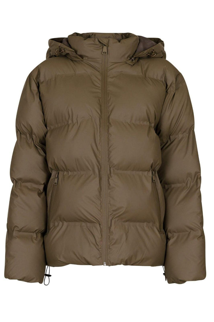 Forudbestilling - Neo Noir - Fox C Puffer Jacket - Dark Taupe Jakker 