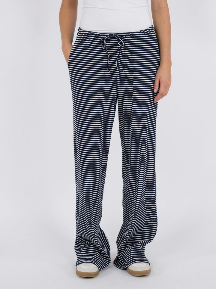 Forudbestilling - Neo Noir - Geri Stripe Pants - 702 Dark Navy Bukser 