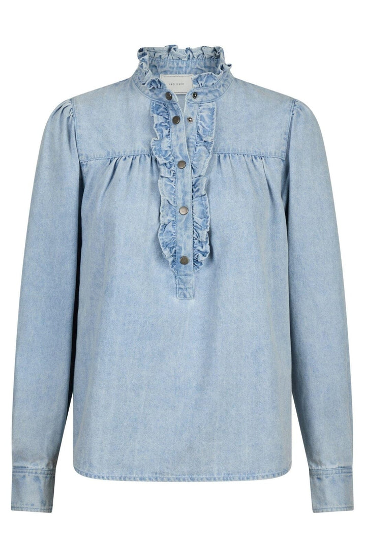 Forudbestilling - Neo Noir - Justine Denim Shirt 161903 - 145 - Light Blue