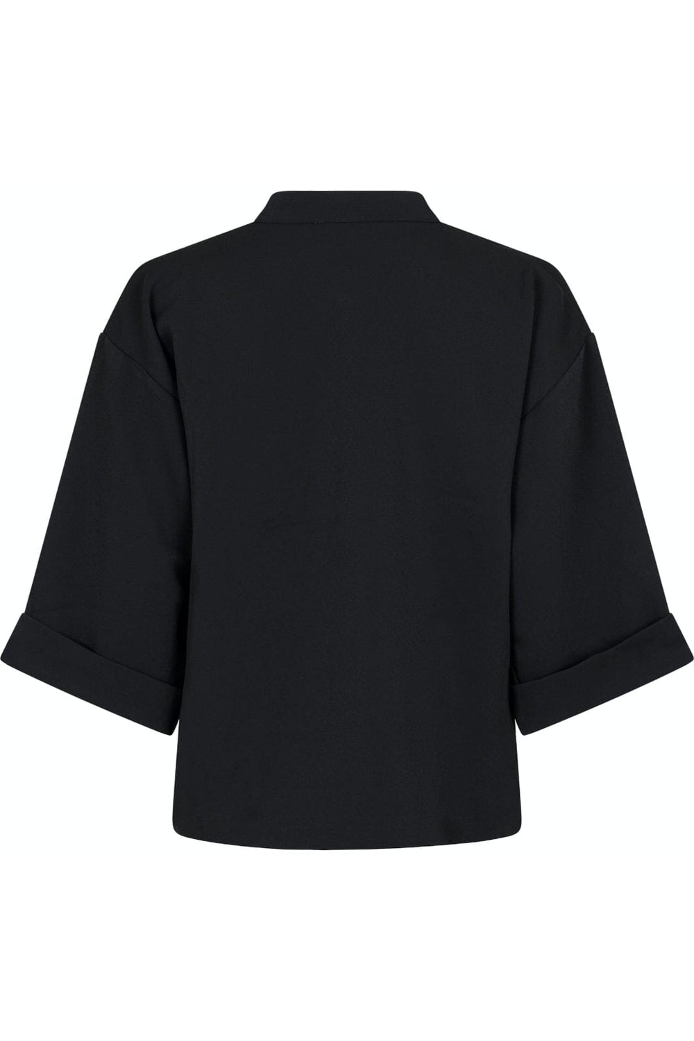 Forudbestilling - Neo Noir - Luma Crepe Blouse - Black Bluser 