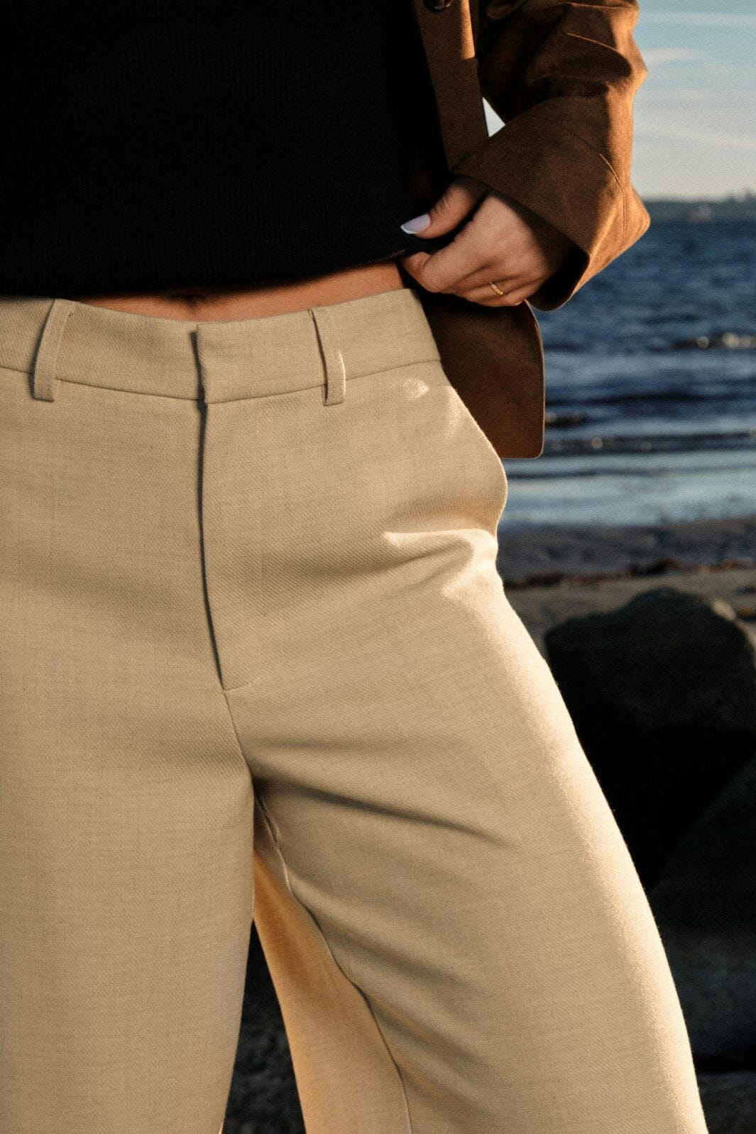 Neo Noir - Nathalie Soft Pants 165366 - 213 - Sand