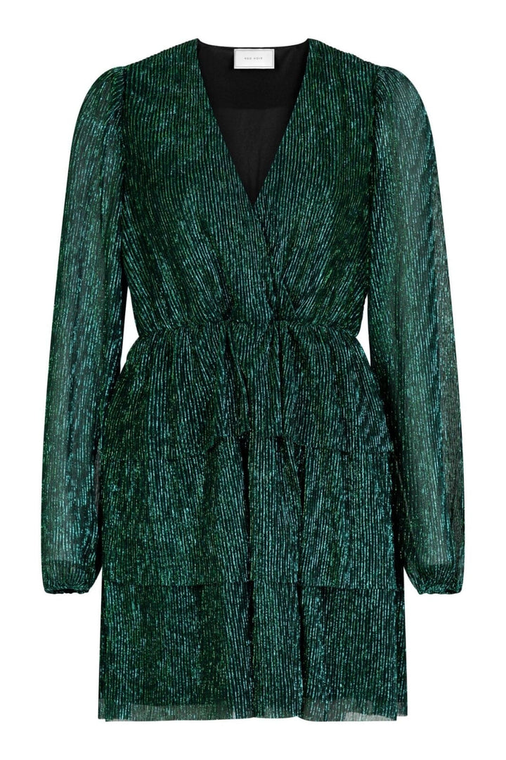 Forudbestilling - Neo Noir - Nene Glitz Dress - Green Kjoler 