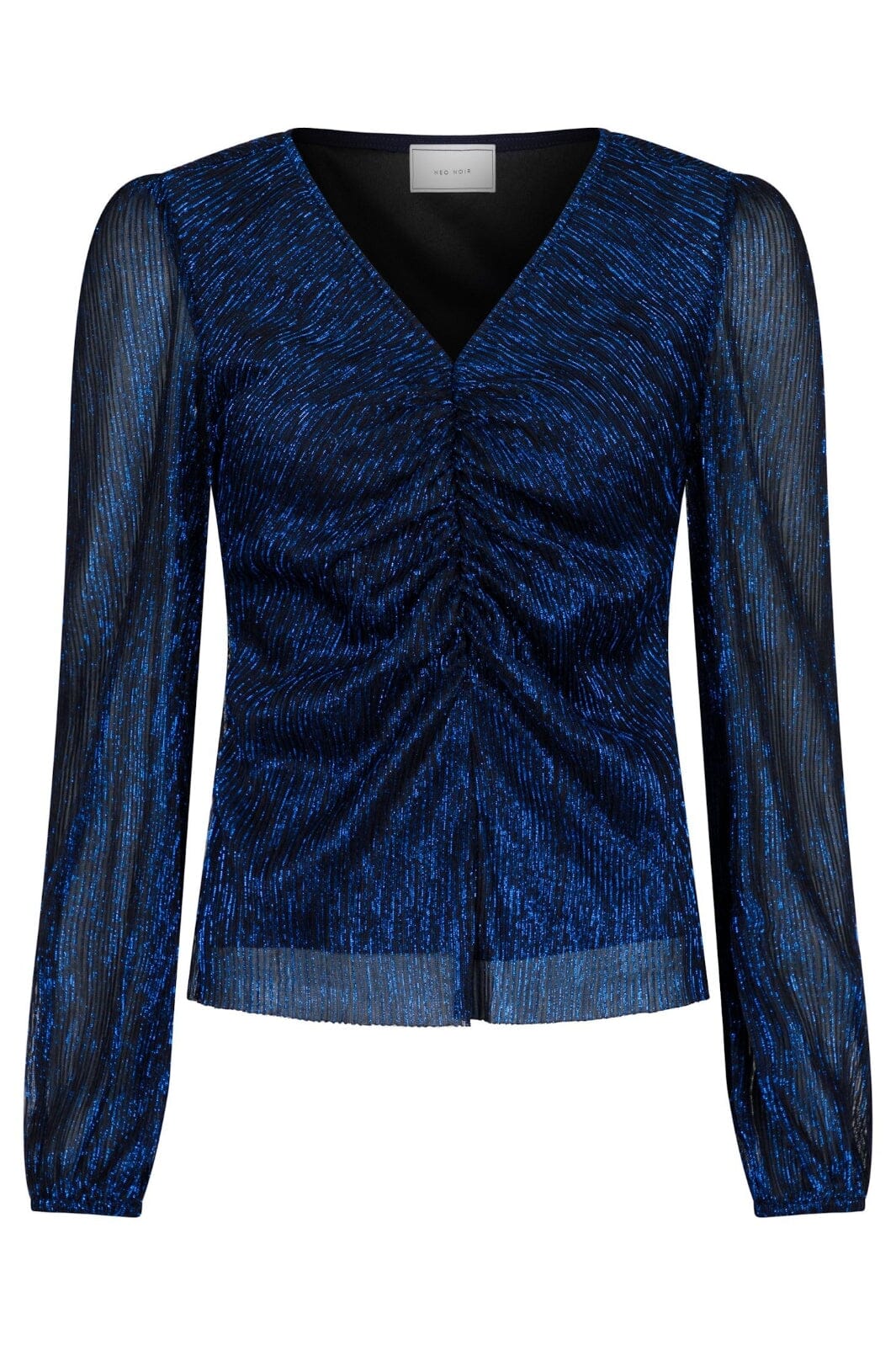 Forudbestilling - Neo Noir - Ralph Glitz Blouse - Blue Bluser 