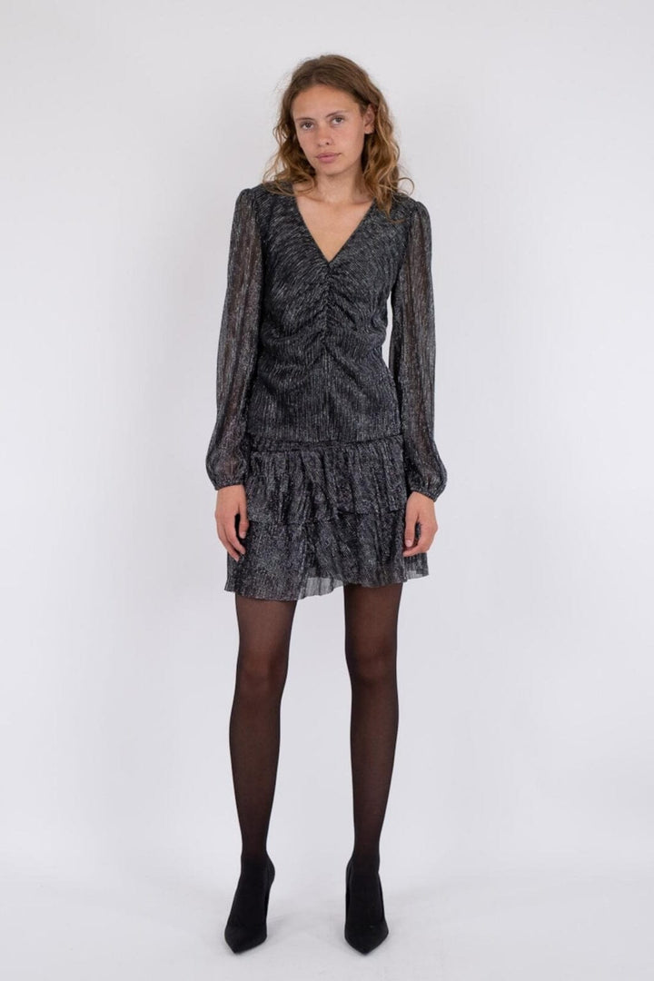 Forudbestilling - Neo Noir - Ralph Glitz Blouse - Silver Bluser 