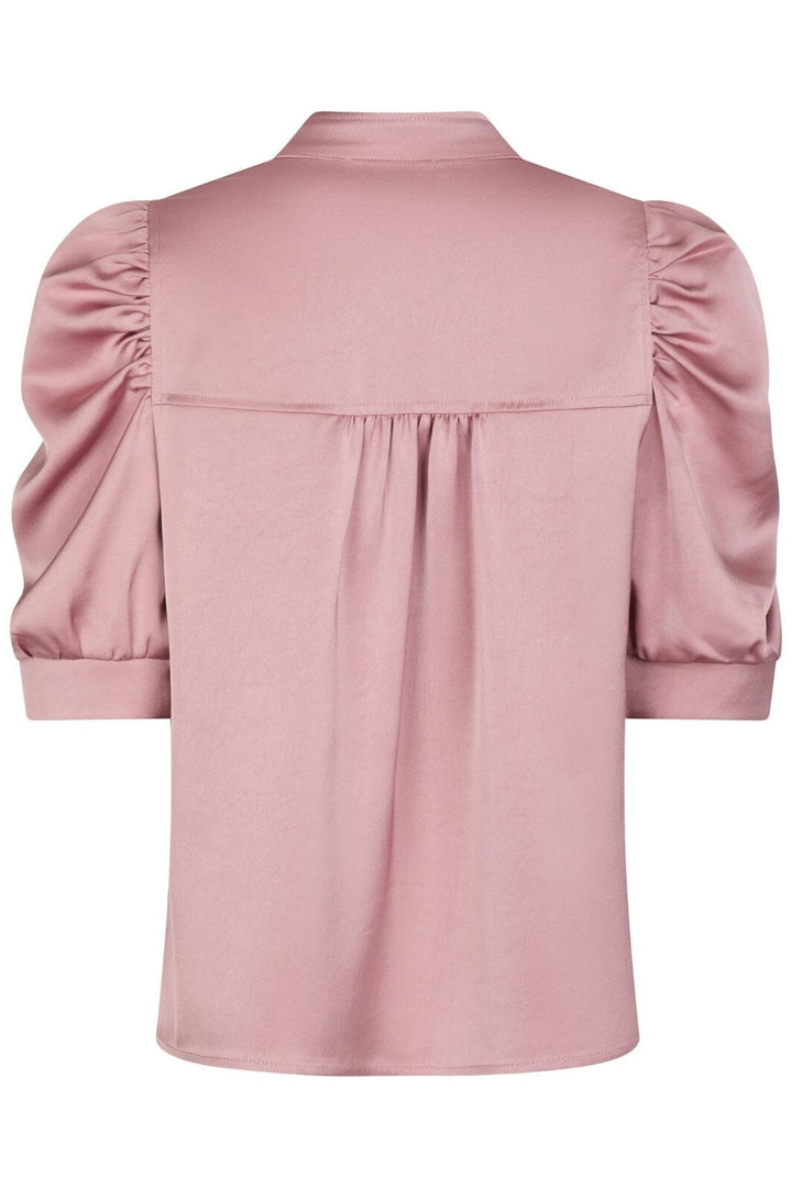 Neo Noir - Roella Heavy Sateen Blouse 162590 - 823 - Evening Rose