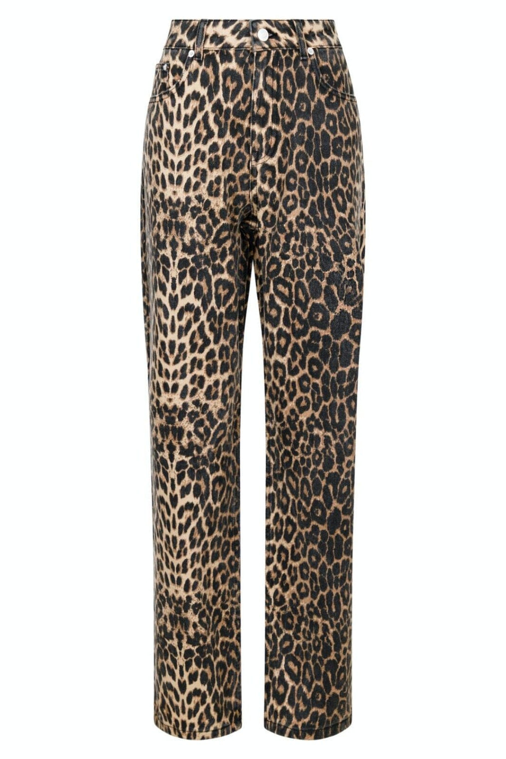 Forudbestilling - Neo Noir - Simona Leopard Pants - 400 Leopard Jeans 