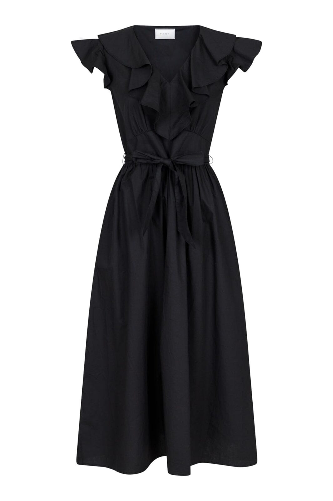 Forudbestilling - Neo Noir - Simone Poplin Dress - Black (Juni) Kjoler 