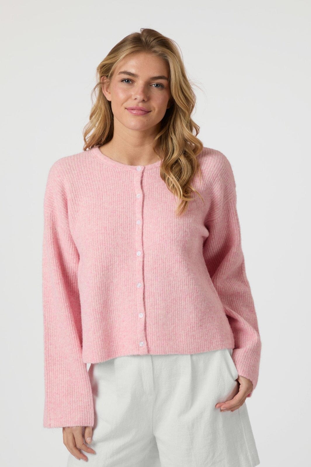 Neo Noir - Vilja Knit Cardigan 164491 - 170 - Pink