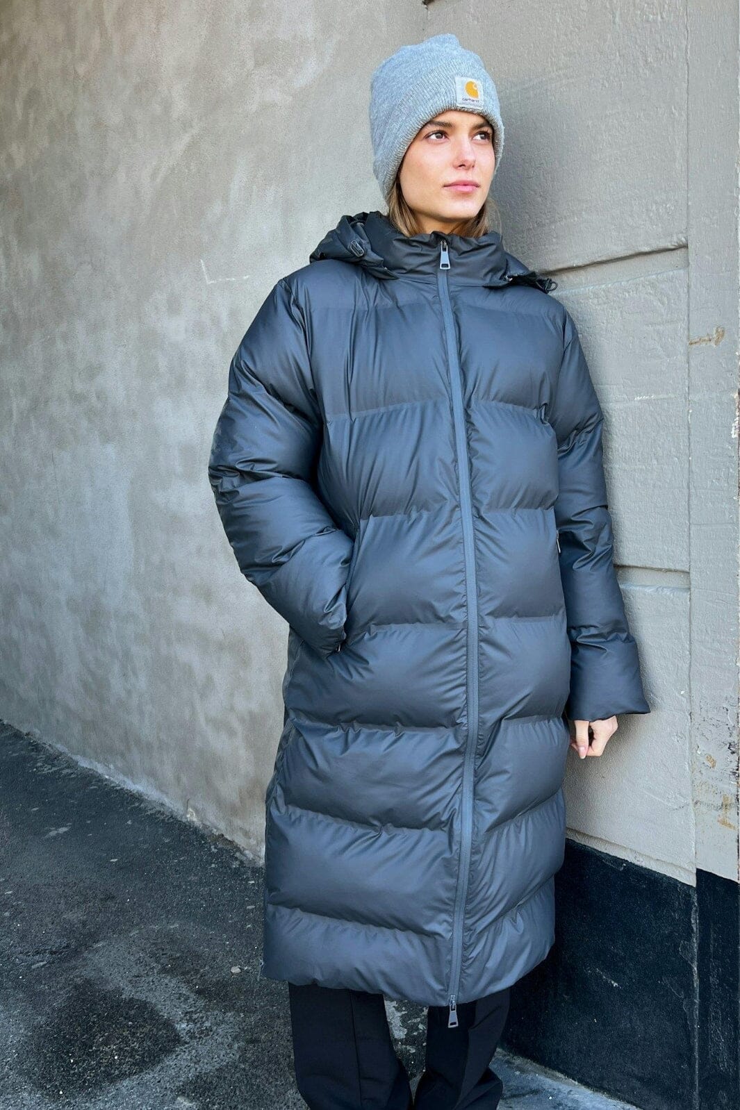 Forudbestilling - Neo Noir - Viviana C Puffer Jacket - Antracit Jakker 