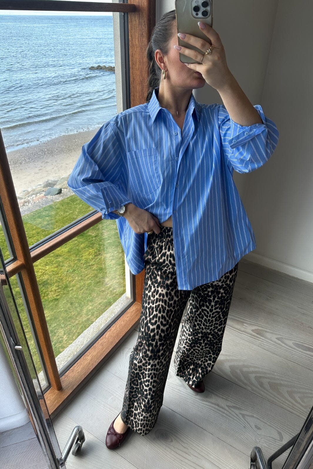 Forudbestilling - Neo Noir - Yana Leo Long Pants - Leopard Bukser 