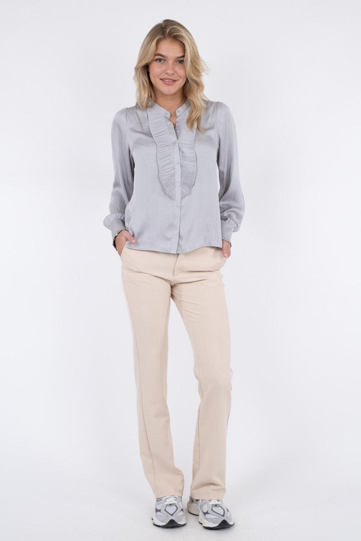 Forudbestilling - Neo Noir - Zola Blouse - Grey (Jan/Feb) Bluser 