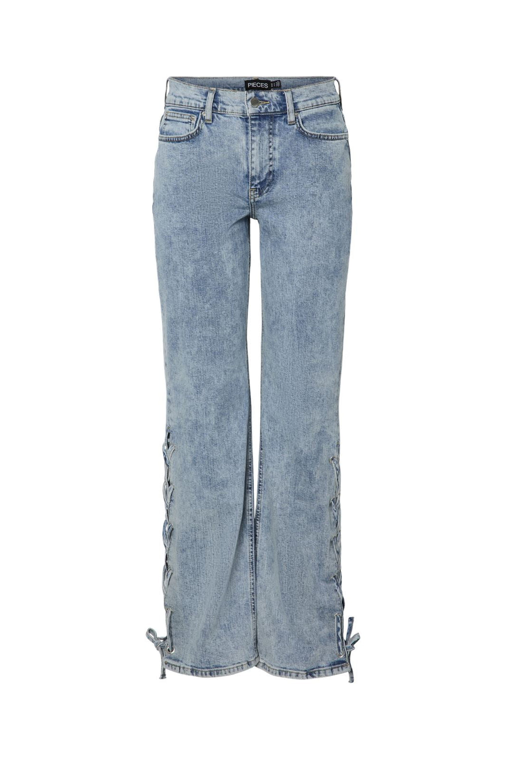 Pieces - Pcfenda Straight Denim Jeans Fsy - 4746907 Light Blue Denim