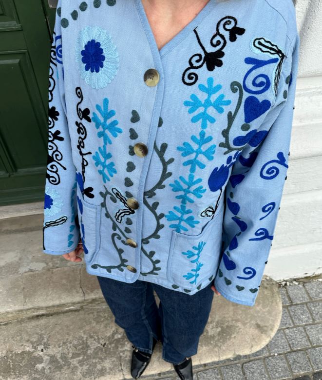 Forudbestilling - Sissel Edelbo - Maggie Suzani Jacket SE 1090 - Blue Ocean Jakker 