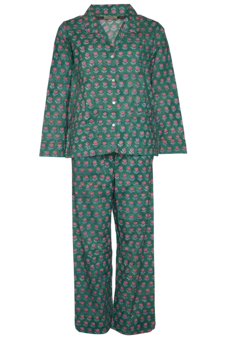 Forudbestilling - Sissel Edelbo - Nuit Pyjamas Set SE 1672 - Green Fields 