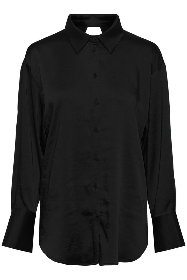 Forudbestilling - Y.A.S - YasVima Ls Shirt - Black (August) Skjorter 