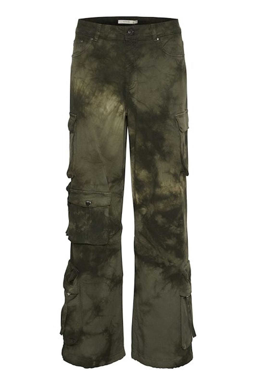 Gestuz - Camolygz P Pants 10909643 - 105877 Green Tie Dye