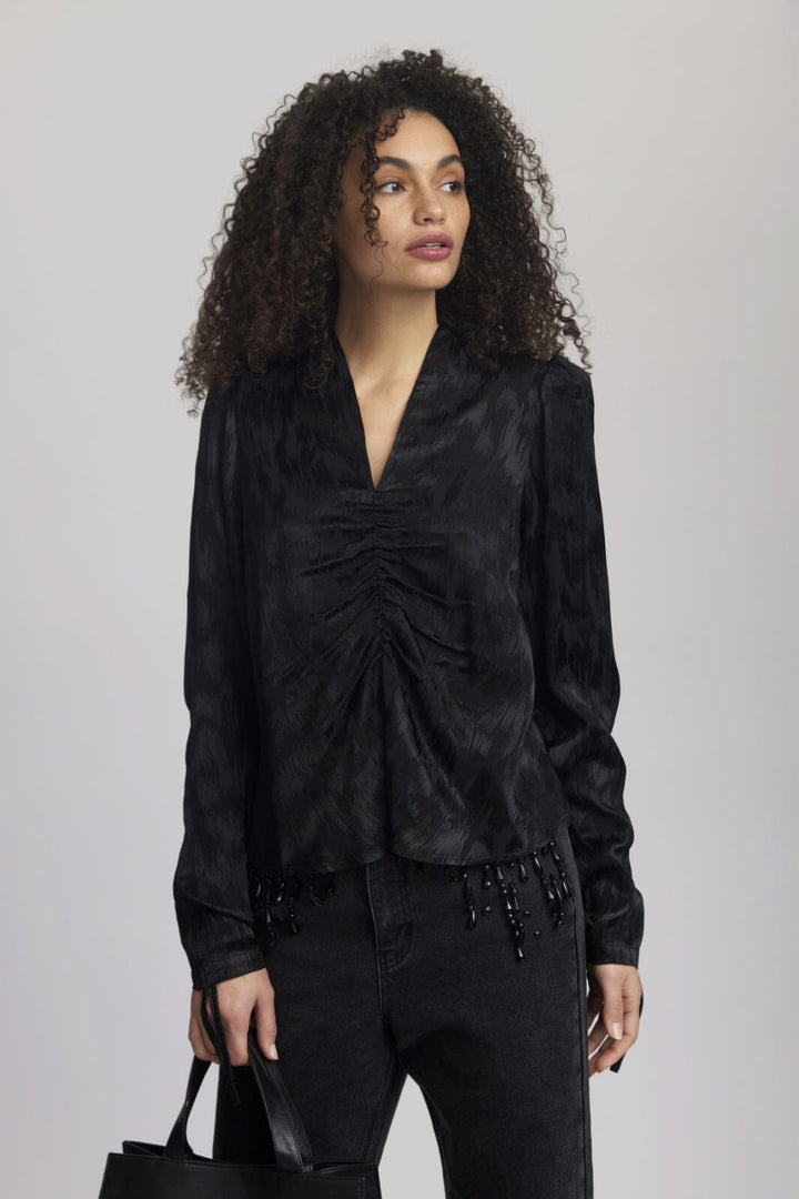 Gestuz - Dalilagz Blouse - 100017 Black Bluser 