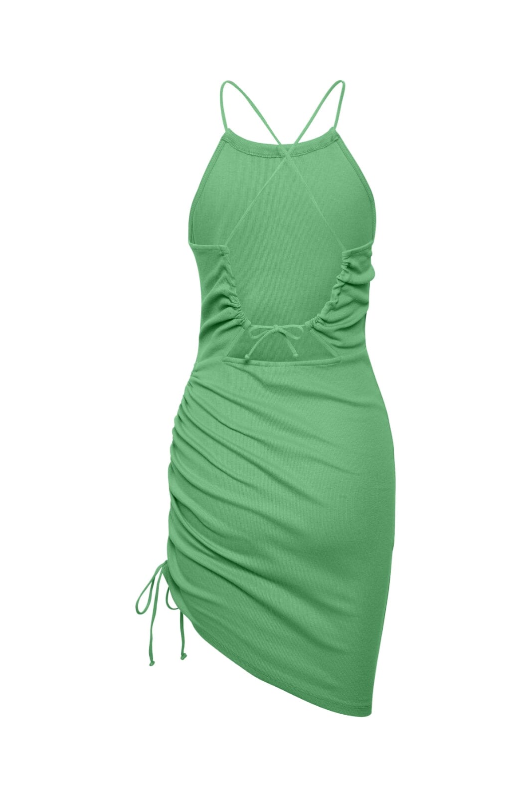 Gestuz - DrewGZ tie dress - Simply Green Kjoler 