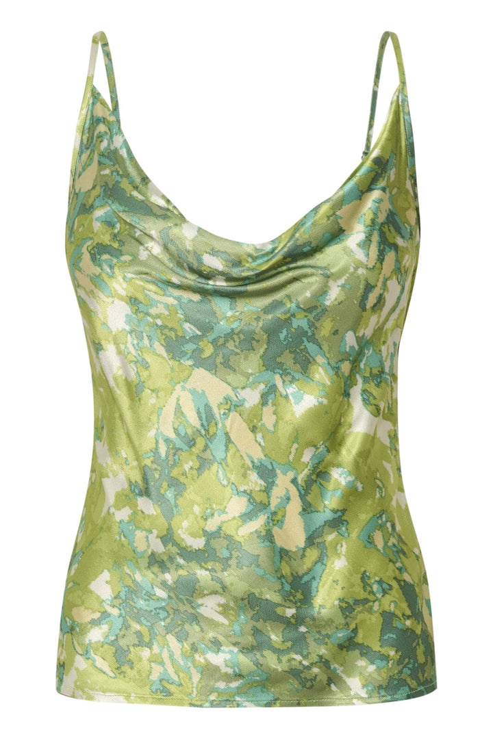 Gestuz - FuriaGZ P strap top - Green splash Toppe 