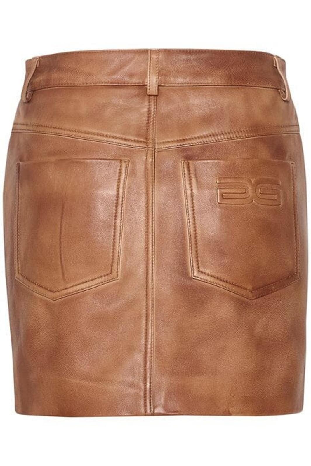 Gestuz - Lucinagz Skirt - 105698 Brown Faded Effect Nederdele 