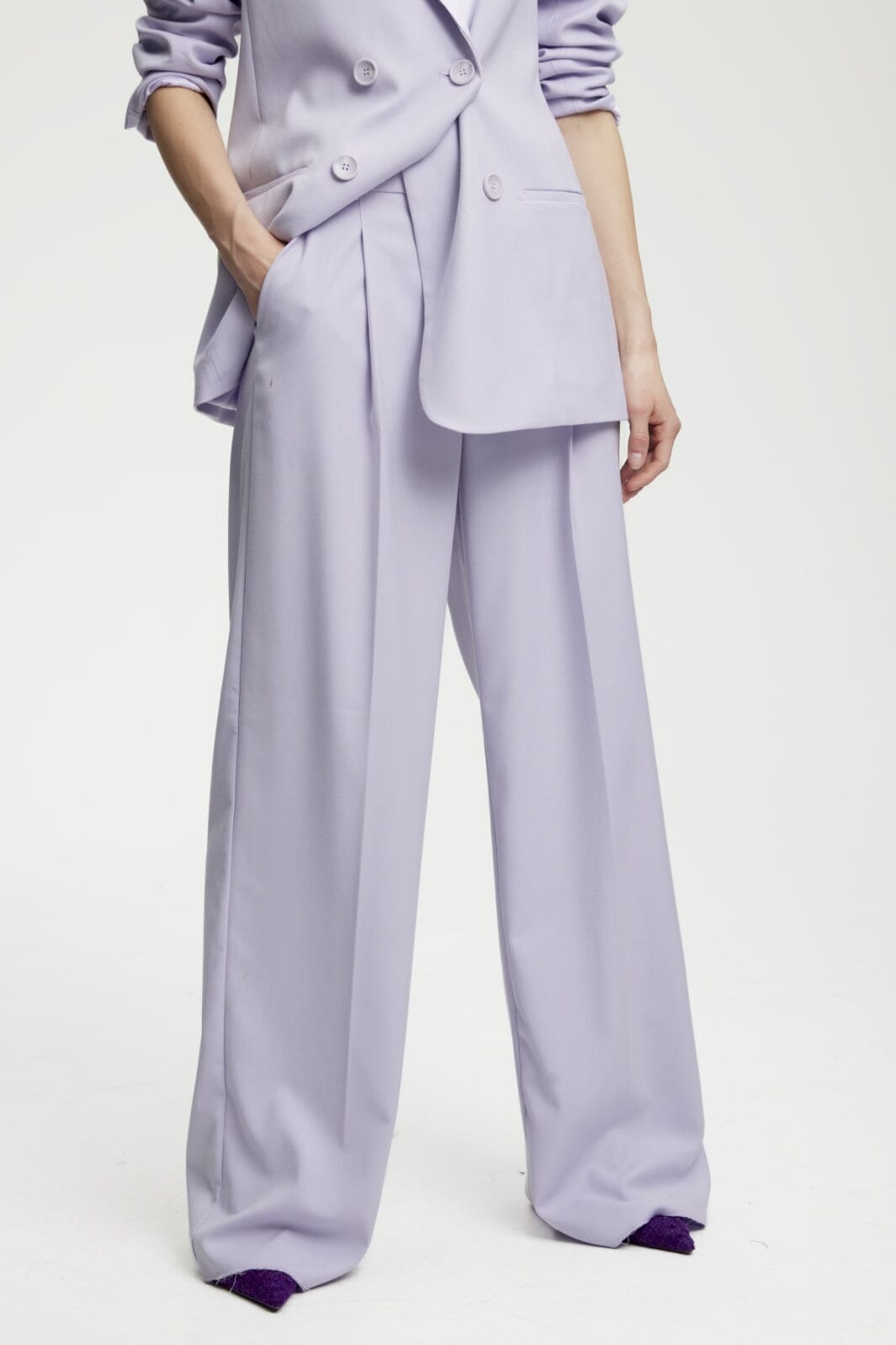 Gestuz - PaulaGZ MW wide pants - Orchid Petal Bukser 